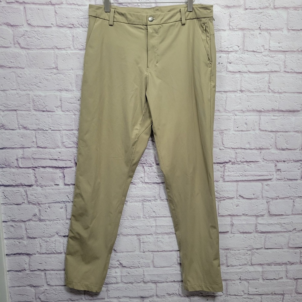 Lululemon Men's Commission Pant Classic‎ Size 33x33 Warpstreme M5711S Artifact
